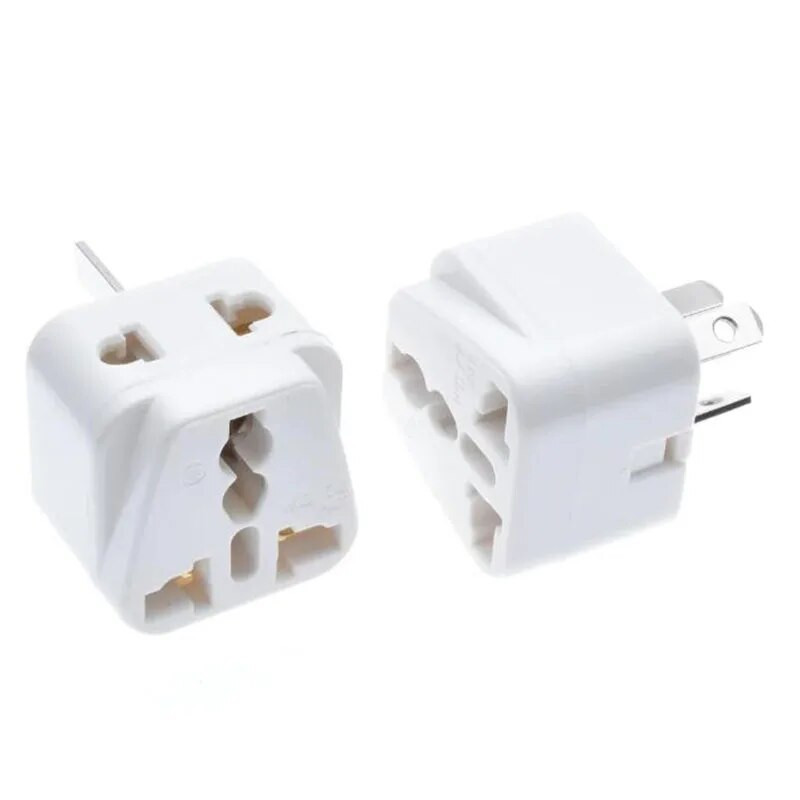 Univerzalni CN US UK EU u AU utikač adapter 2 u 1 Australija pretvarač utičnica Kina Novi Zeland putni utikač adapter 10A Bijelo Crno