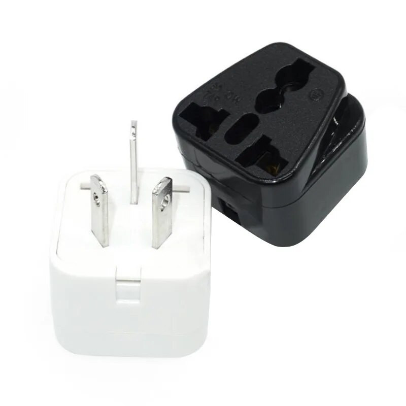 Univerzalni CN US UK EU u AU utikač adapter 2 u 1 Australija pretvarač utičnica Kina Novi Zeland putni utikač adapter 10A Bijelo Crno