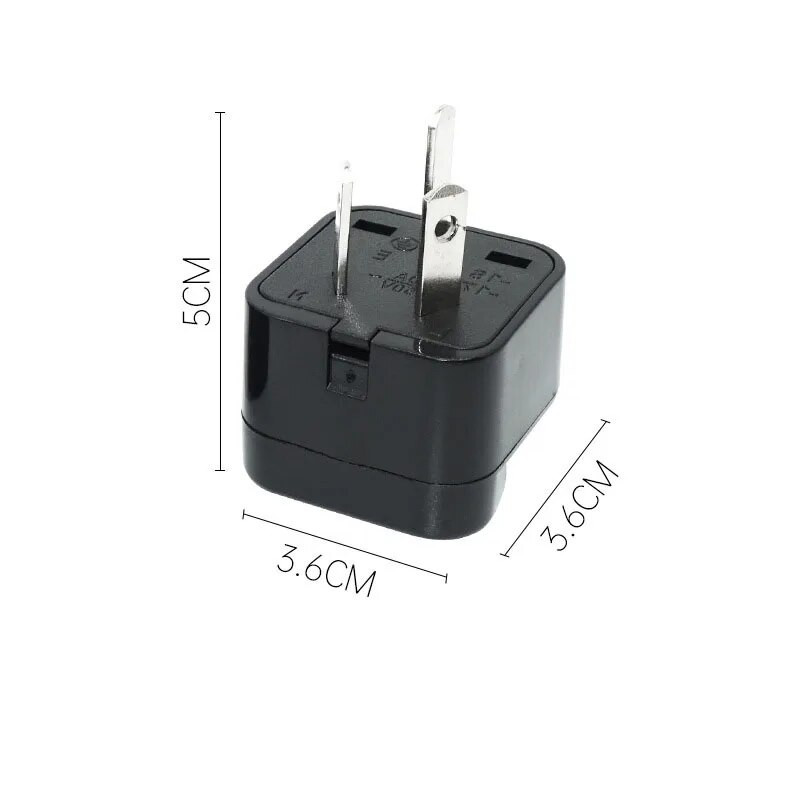 Univerzalni CN US UK EU u AU utikač adapter 2 u 1 Australija pretvarač utičnica Kina Novi Zeland putni utikač adapter 10A Bijelo Crno