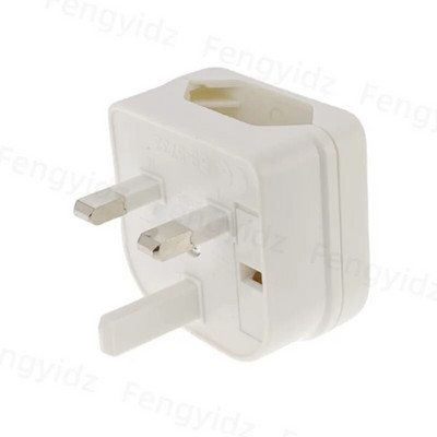1 tk euroopa euro EU 2 pin to UK 3 pin Power Socket reisipistiku adapteri muundur Uus