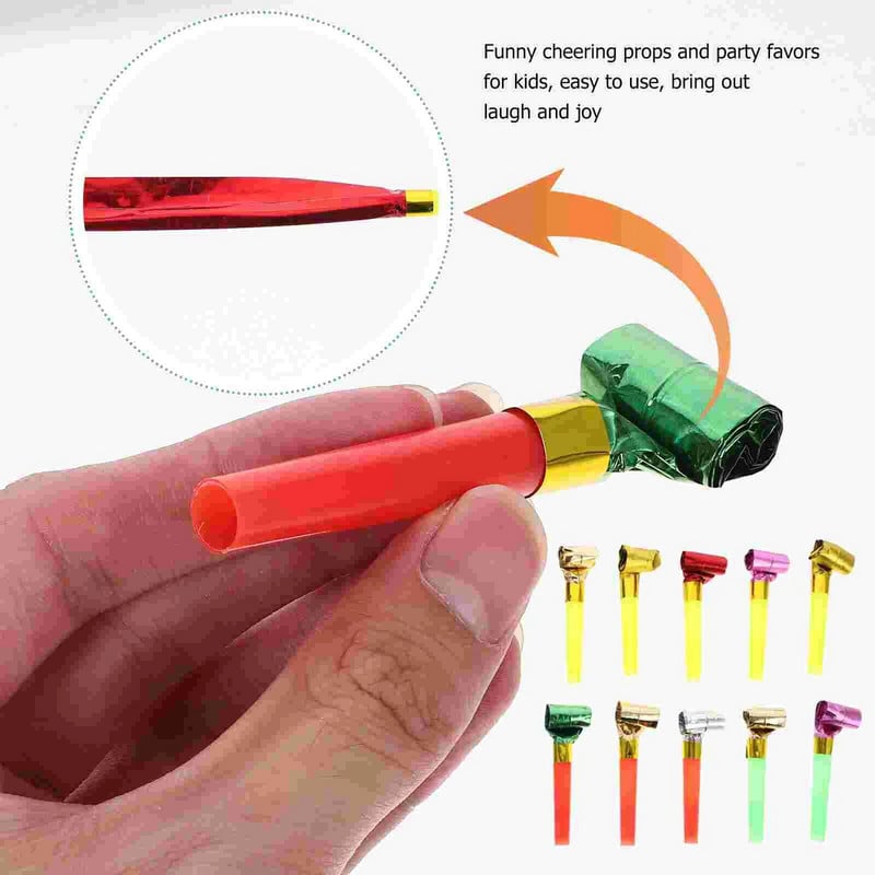 10 ks detských hračiek na výrobu hluku na narodeniny, novoročné hlukové rekvizity, detské hracie píšťalky, párty potreby