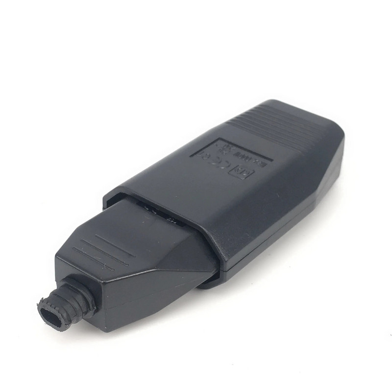 1 KOM europski kabel za napajanje s mogućnošću ponovnog spajanja CE muški utikač Ženska utičnica Električni utikač Industrijski vintage stilski utikač za ponovno ožičenje 250 V 16 A