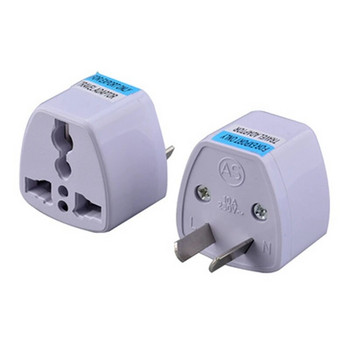 1PC Universal US UK AU To EU Plug USA to Euro Europe Travel Wall Charger Power Adapter Μετατροπέας 2 Στρογγυλή υποδοχή ακίδων