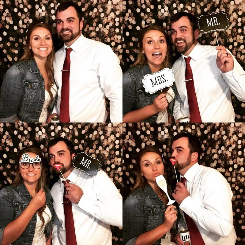 Kāzu noformējums Foto kabīnes rekvizīti DIY ūsas Lūpas Brilles Komanda Līgavainis Mrs Mrs Dušas dekors Vecmeitu ballītes piederumi