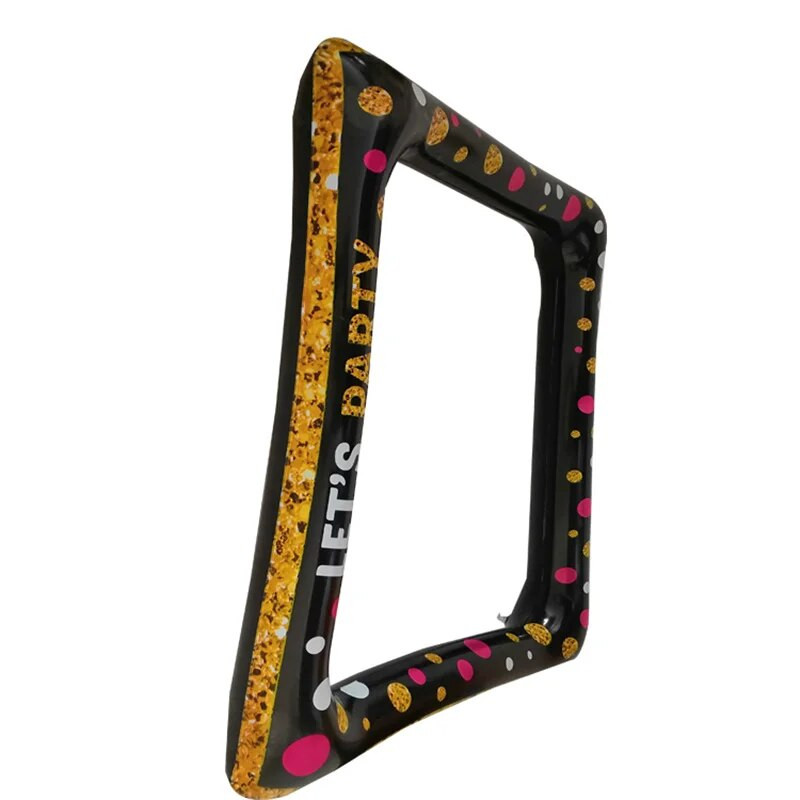 Pripučiamas nuotraukų rėmelis PVC gimtadienio vakarėlio reikmenys Šiuolaikinis paprastumas Patogus ir praktiškas rankinis asmenukių nuotraukų rekvizitas