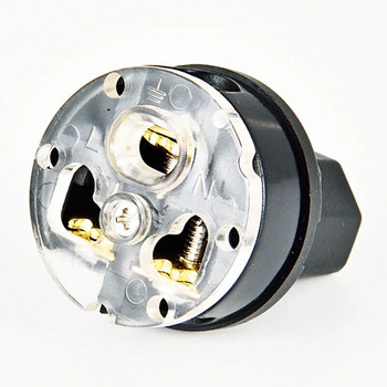 Нов аудиофилски захранващ щепсел HIFI Audio Rewireable Wiring Socket US Anti-off Прав AV конектор Industry Locked Plug 15A 125V