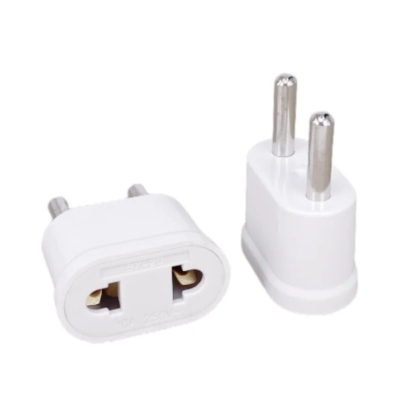 Adapterska utičnica za EU utikač, utičnica iz SAD-a u EU, pretvarač naponskog adaptera, američki EU-američki utikač, putni adapteri, utičnice, utičnica za punjač