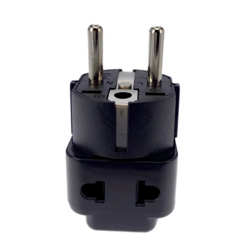 Bijelo Crni bakar 2u1 AU UK SAD-EU Univerzalno Njemačka Francuska Indonezija Južna Koreja Rusija Adapter za putni utikač Tip E/F