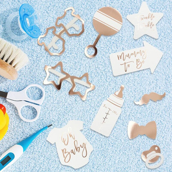 Baby Shower Photo Booth Props for Baby Fender Reveal Becoming a Mom Party Supplies Αστεία στηρίγματα φωτογραφίας