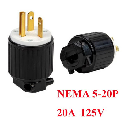 Must UL vask NEMA 5-15P 5-15R 5-20P 5-20R 6-15P 6-15R 6-20P 6-20R Ameerika Kanada Jaapan eemaldatav koost Toitepistiku pesa