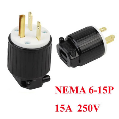 Must UL vask NEMA 5-15P 5-15R 5-20P 5-20R 6-15P 6-15R 6-20P 6-20R Ameerika Kanada Jaapan eemaldatav koost Toitepistiku pesa