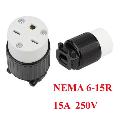Must UL vask NEMA 5-15P 5-15R 5-20P 5-20R 6-15P 6-15R 6-20P 6-20R Ameerika Kanada Jaapan eemaldatav koost Toitepistiku pesa