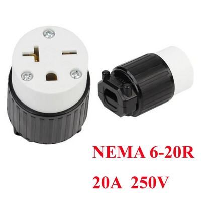 Must UL vask NEMA 5-15P 5-15R 5-20P 5-20R 6-15P 6-15R 6-20P 6-20R Ameerika Kanada Jaapan eemaldatav koost Toitepistiku pesa