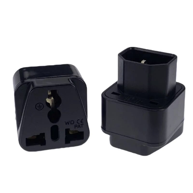 UPS IEC C14 la femelă universală UE US UK AU C13 Adaptor de alimentare mufă CA