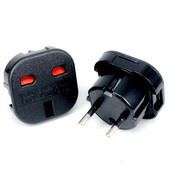 1PCS Novi putni UK-EU 240V adapteri Visokokvalitetni euro utikač AC strujni punjač Adapter pretvarač utičnica Crni Mayitr