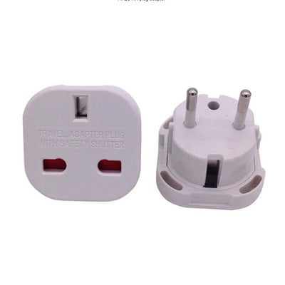 1PCS Novi putni UK-EU 240V adapteri Visokokvalitetni euro utikač AC strujni punjač Adapter pretvarač utičnica Crni Mayitr