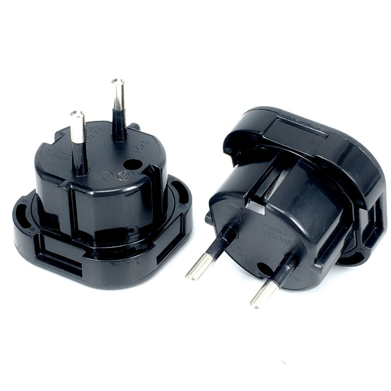 1PCS Novi putni UK-EU 240V adapteri Visokokvalitetni euro utikač AC strujni punjač Adapter pretvarač utičnica Crni Mayitr