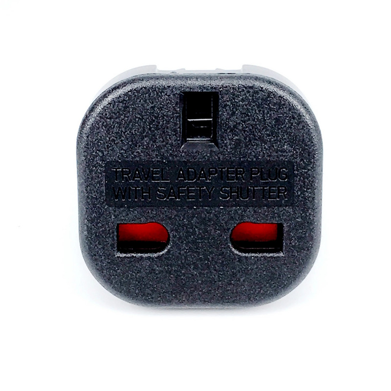 1PCS Novi putni UK-EU 240V adapteri Visokokvalitetni euro utikač AC strujni punjač Adapter pretvarač utičnica Crni Mayitr