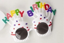 Gimtadienio vakarėlio akiniai Juokingi žvakės saulėgrąžos vaivorykštės akiniai nuo saulės Su gimtadieniu Nuotraukų būdelės rekvizitai Vaikams skirtas vakarėlio dekoras