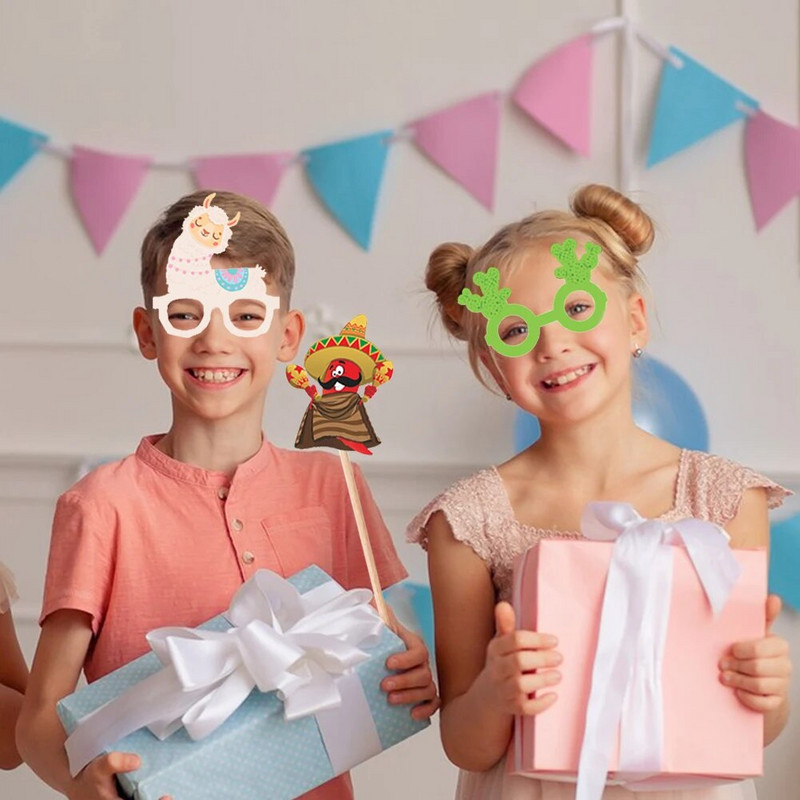 24 de bucăți Semne de nuntă DIY Decorații amuzante pentru petreceri, decorațiuni pentru petreceri, Fiesta mexicană, decorațiuni pentru petreceri de logodnă de aniversare de absolvire