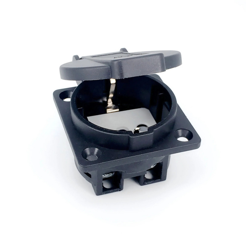 16A 250V električna AC utičnica za europsku univerzalnu industriju s vodootpornim poklopcem Njemačka standardna utičnica za ožičenje