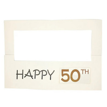 1Pcs 30 40 50 60 Year Old Photo Booth Props Πλαίσιο Γυναικεία διακόσμηση πάρτι γενεθλίων για ενήλικες 30th Anniversary Photobooth Props