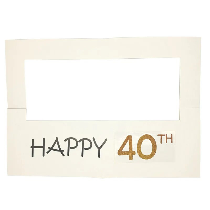 1 vnt. 30 40 50 60 metų fotokabinos rekvizitas Moterų vyrų gimtadienio vakarėlio dekoras Suaugusiųjų 30-mečio fotokabinos rekvizitas