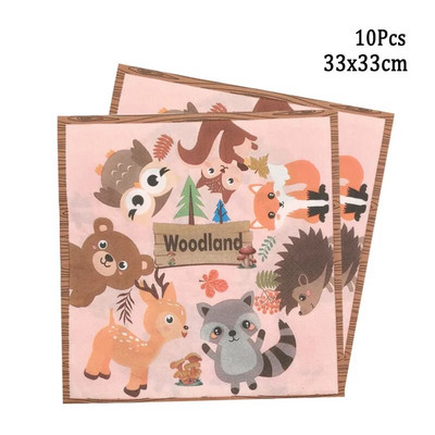 1 vnt. Woodland Animal Welcome Baby Photo Booth Prof Rėmelis Safari Jungle Gimtadienio lyties atskleidžiantys vakarėlio kūdikio dušo dekoravimo reikmenys