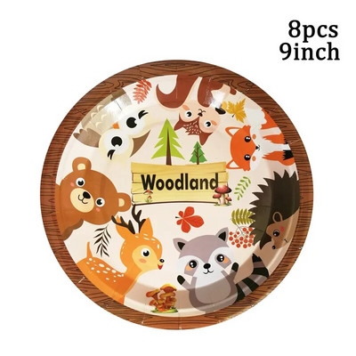 1 vnt. Woodland Animal Welcome Baby Photo Booth Prof Rėmelis Safari Jungle Gimtadienio lyties atskleidžiantys vakarėlio kūdikio dušo dekoravimo reikmenys