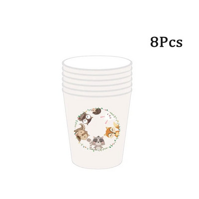 1 vnt. Woodland Animal Welcome Baby Photo Booth Prof Rėmelis Safari Jungle Gimtadienio lyties atskleidžiantys vakarėlio kūdikio dušo dekoravimo reikmenys