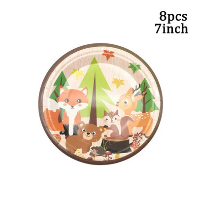 1 vnt. Woodland Animal Welcome Baby Photo Booth Prof Rėmelis Safari Jungle Gimtadienio lyties atskleidžiantys vakarėlio kūdikio dušo dekoravimo reikmenys