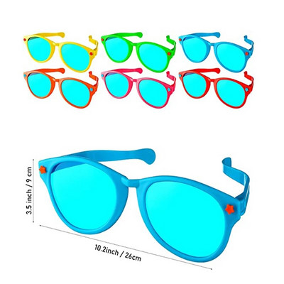 Jumbo Party sunčane naočale Plastične smiješne prevelike sunčane naočale Rekviziti za zabavu za odrasle Festival Ljeto Plivanje Potrepštine za odmor