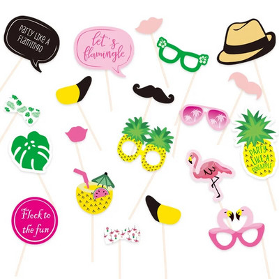 20 ks havajských rekvizít do fotobúdky, letných dekorácií do bazéna a párty.