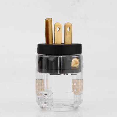 1 bucată US EU AU Fișă de alimentare HiFi din cupru pur Conector de alimentare placat cu aur/rodiu Conector IEC mascul/femă