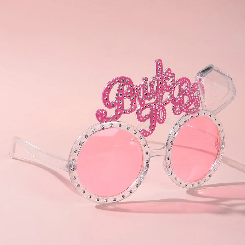 Bride to Be menyasszonyi szemüvegek, Leánybúcsúi szemüvegek Báli Menyasszony, Gyémánt menyasszonyi szemüvegek