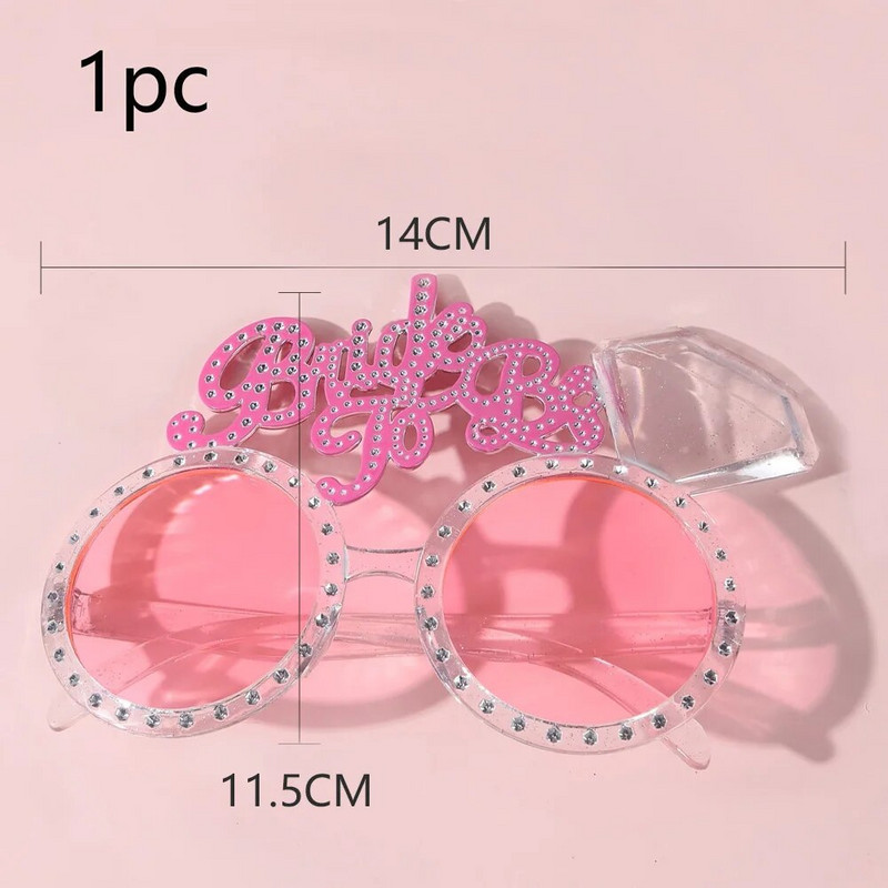 Bride to Be menyasszonyi szemüvegek, Leánybúcsúi szemüvegek Báli Menyasszony, Gyémánt menyasszonyi szemüvegek