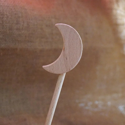 1kom INS pokloni za dječju rođendansku zabavu Drvena zvijezda vilinski štap Bukov mjesečev vilinski štapić Baby Shower Cloud Rekviziti za fotografije