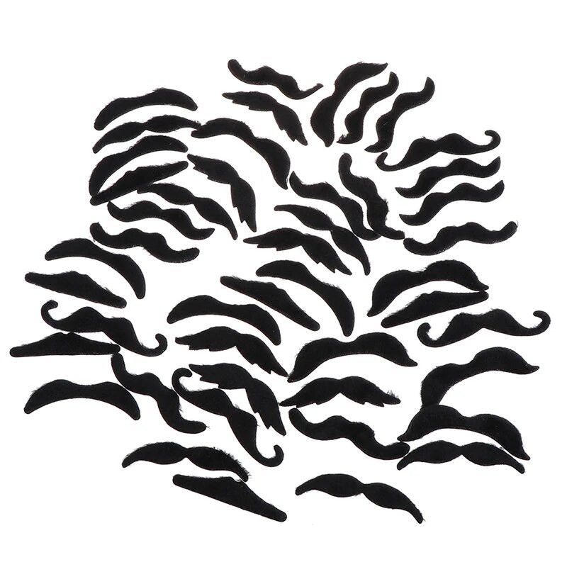 48 buc/set costum amuzant pirat petrecere mustață cosplay mustață falsă barbă falsă pentru copii adulți decorare petrecere de Halloween