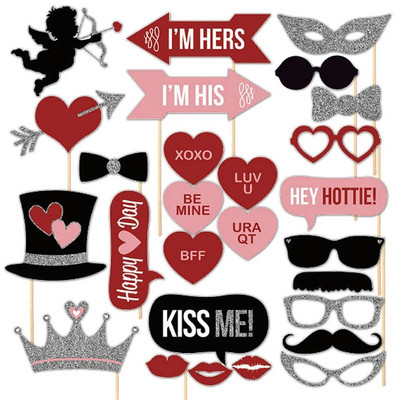 Recuzită amuzantă pentru cabină foto de naștere DIY Mr Mrs Nunta Mire Decor petrecere Baby Shower Mireasa To Be Bride Echipa Crăciun Shooting Prop