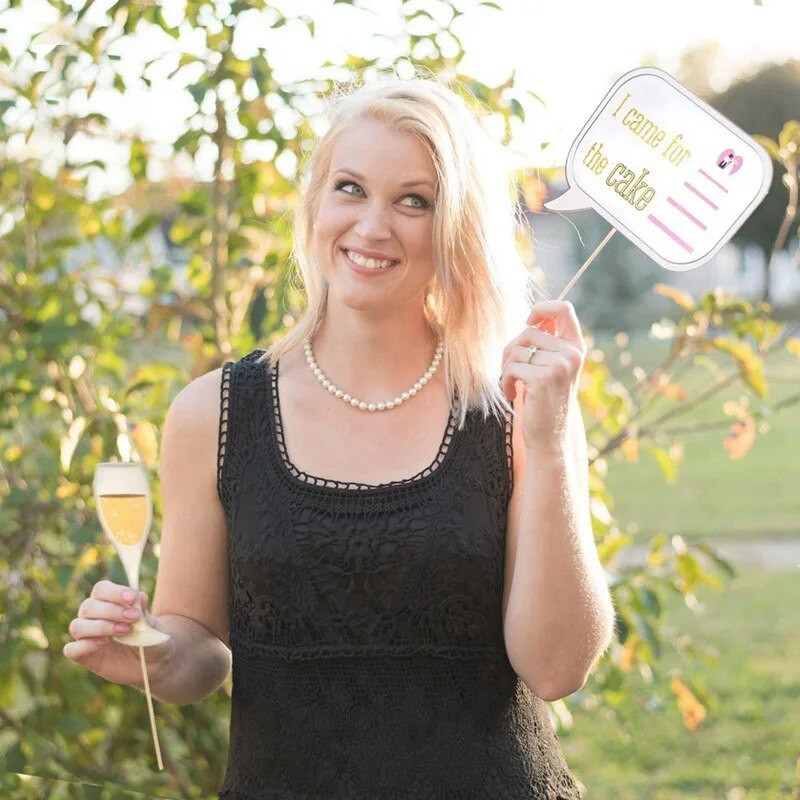 Recuzită amuzantă pentru cabină foto de naștere DIY Mr Mrs Nunta Mire Decor petrecere Baby Shower Mireasa To Be Bride Echipa Crăciun Shooting Prop