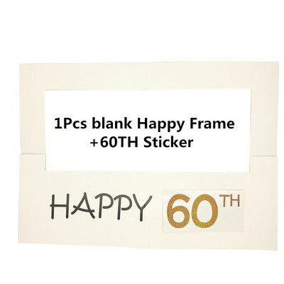 Chicinlife Happy 30/35/40/50th paberist fotokabiini rekvisiidid pildiraami aastapäevaks 30 aastat sünnipäeva kaunistused peokinketarbed