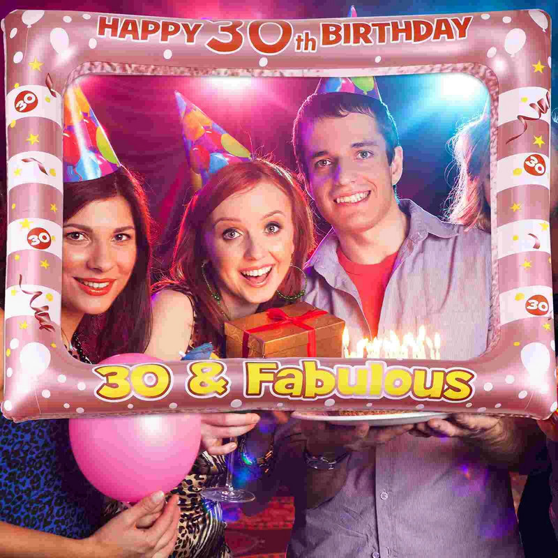 2db képkeretek Születésnapi Photo Booth szelfi keret léggömb Születésnapi Photo Booth kellékek fiú lányok születésnapi évfordulójára
