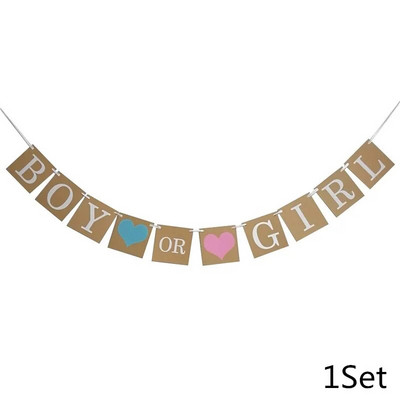 Chicinlife 1 kom Dječaci ILI Djevojčice Okvir za foto kabinu Rekviziti Rođendanska zabava Dječji tuš Rekviziti za foto kabine Otkrivanje spola Pribor za ukrašavanje