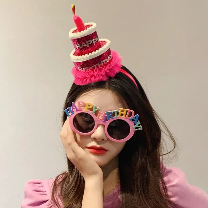 Sretan rođendan Naočale Prerušiti se naočale Sretan rođendan Foto kabina Rekviziti Nabavka Smiješne dekoracije za zabavu Naklonost za odrasle, djecu 소품