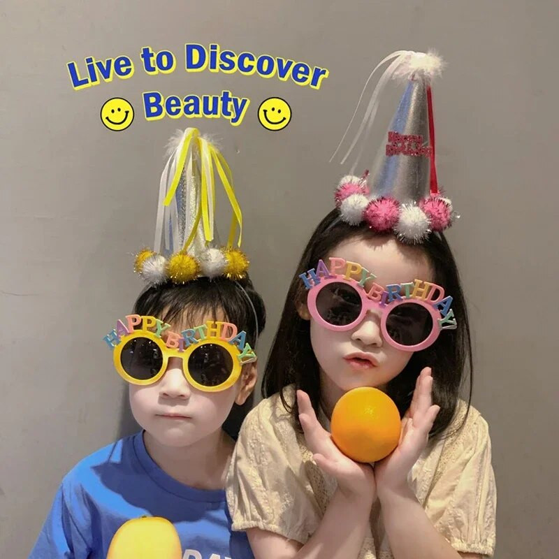 Sretan rođendan Naočale Prerušiti se naočale Sretan rođendan Foto kabina Rekviziti Nabavka Smiješne dekoracije za zabavu Naklonost za odrasle, djecu 소품