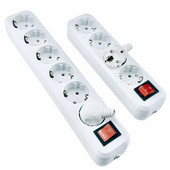 Elektriskā barošanas sloksne 10/16A pārslodzes aizsardzība nav vads vācu adapteris pagarinājums galddators 4/5 maiņstrāvas EU izvades ligzda