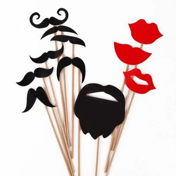 31 τεμ. DIY Photo Booth Props Funny Mask Glasses Mustache Lip On A Stick Photobooth Αξεσουάρ για πάρτι γενεθλίων διακόσμηση γάμου