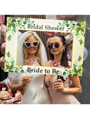 Sage Green vestuvinio dušo fotokabinos rekvizitai nuotakai būti nuotraukų kabinos rėmeliai vestuvinio vakarėlio reikmenys mergvakario reikmenys