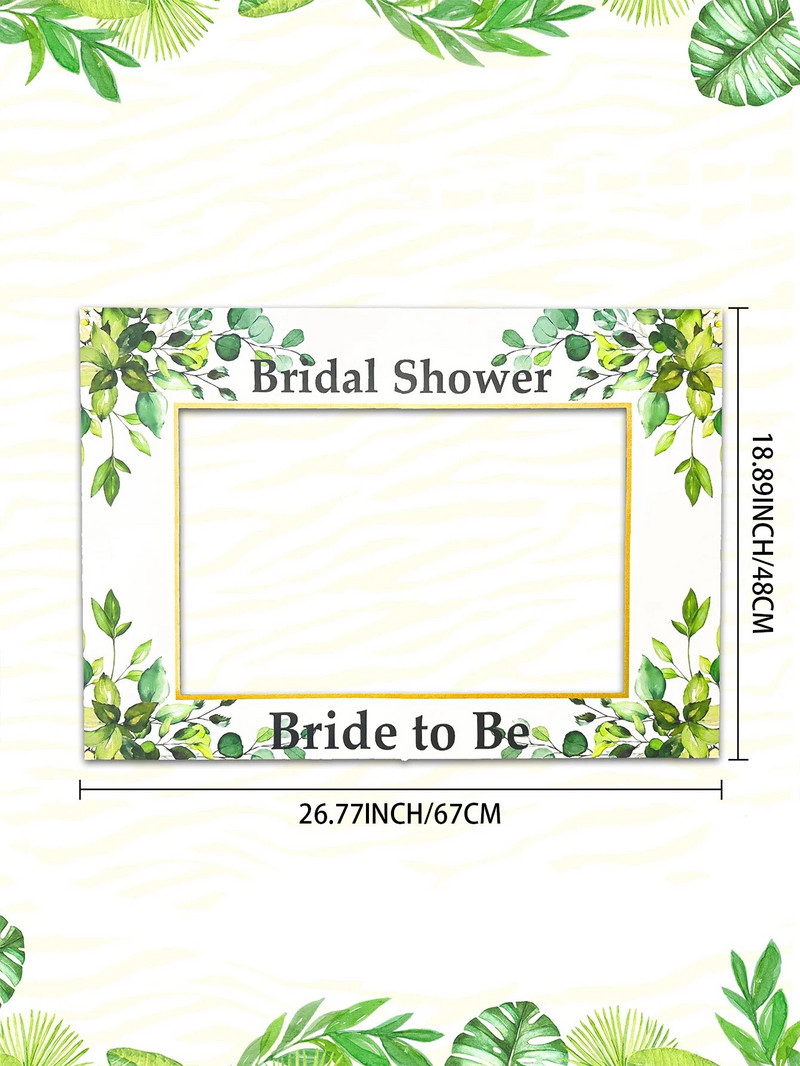 Sage Green vestuvinio dušo fotokabinos rekvizitai nuotakai būti nuotraukų kabinos rėmeliai vestuvinio vakarėlio reikmenys mergvakario reikmenys