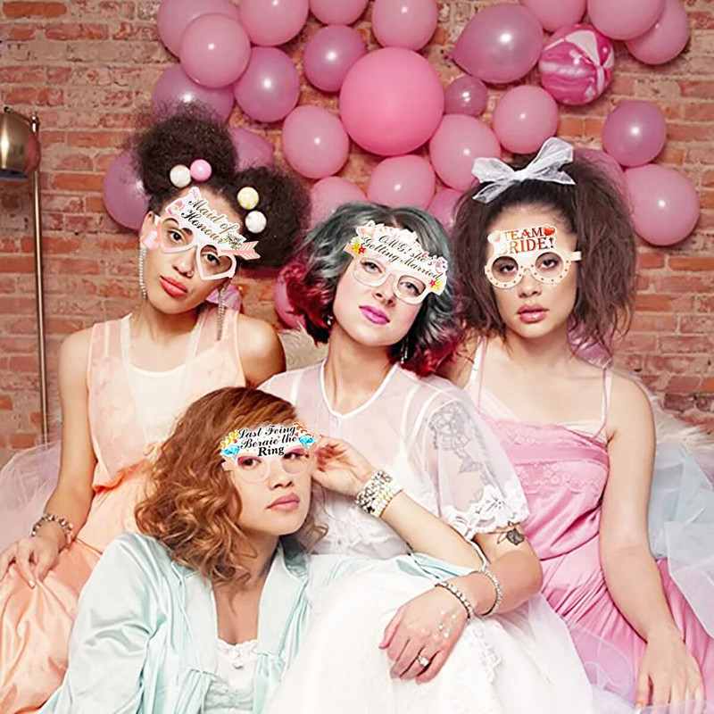 9 ks papierových pohárov svadobné dekorácie na rozlúčku so slobodou tím nevesta nastávajúca sliepka svadobné fotobúdky rekvizity